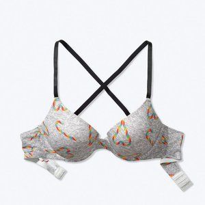 PINK Rainbow candy Bra